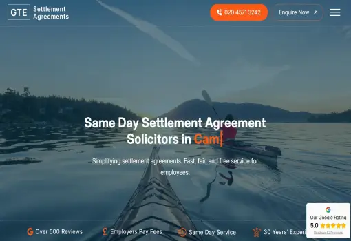 GTE Settlement Agreement Solicitors | Case Study