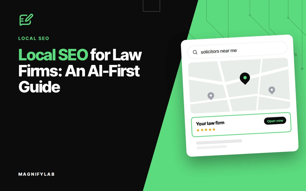 Local SEO for Law Firms: An AI-First Guide