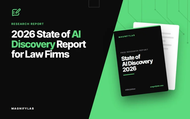 2026 State of AI Discovery Report for Law Firms